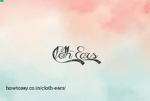 Cloth Ears