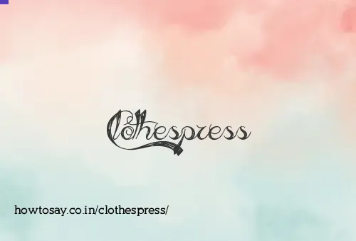 Clothespress