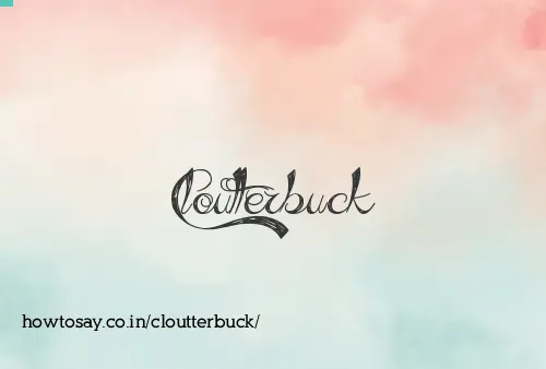 Cloutterbuck
