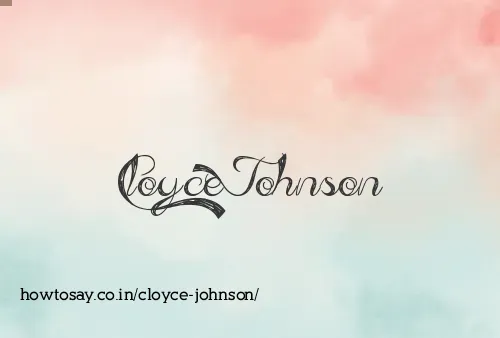 Cloyce Johnson