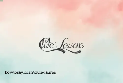 Clute Laurie