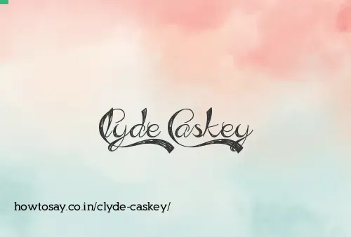 Clyde Caskey