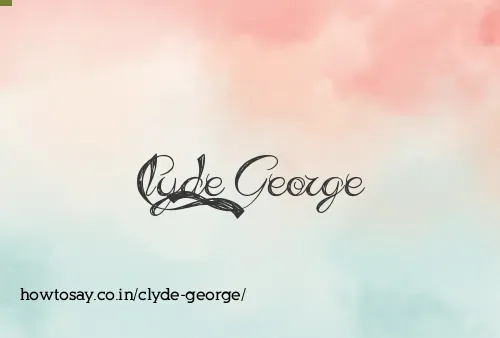 Clyde George