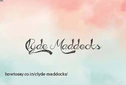 Clyde Maddocks
