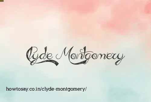 Clyde Montgomery