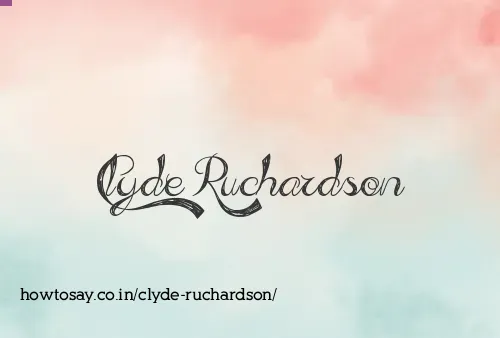 Clyde Ruchardson