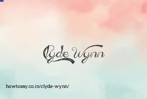 Clyde Wynn