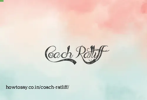 Coach Ratliff