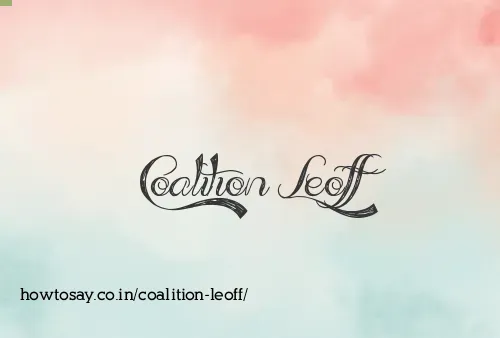 Coalition Leoff