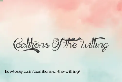 Coalitions Of The Willing
