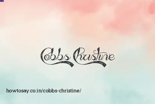 Cobbs Christine