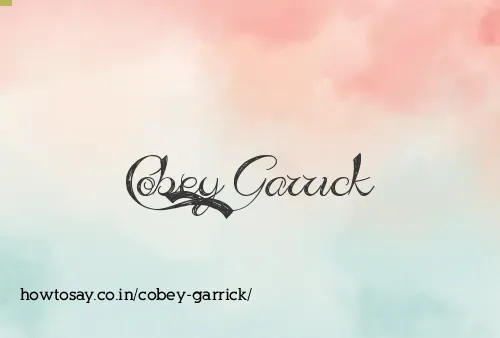 Cobey Garrick