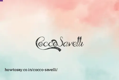 Cocco Savelli