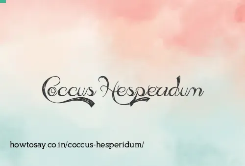 Coccus Hesperidum
