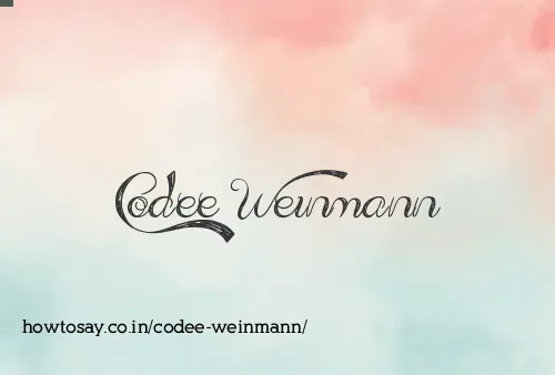 Codee Weinmann