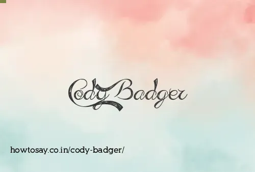 Cody Badger