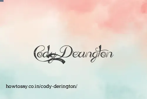 Cody Derington