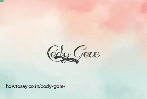 Cody Gore