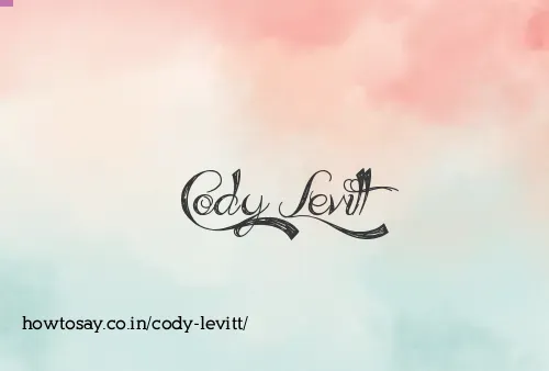 Cody Levitt