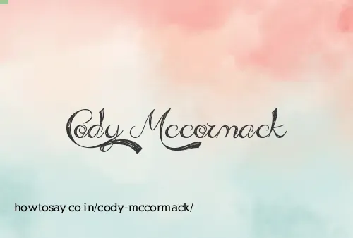Cody Mccormack