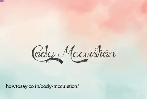 Cody Mccuistion