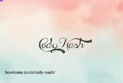 Cody Nash