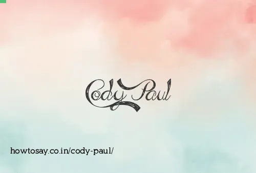 Cody Paul