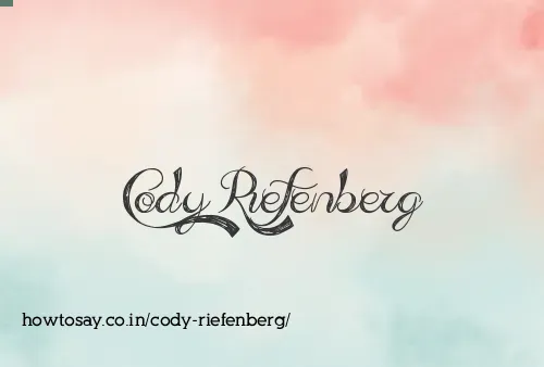 Cody Riefenberg