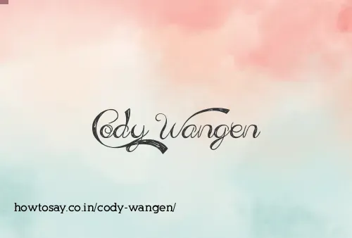 Cody Wangen