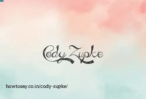 Cody Zupke