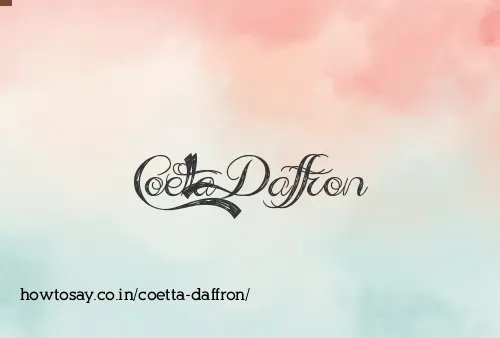 Coetta Daffron