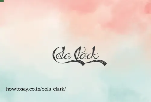 Cola Clark