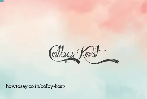 Colby Kost