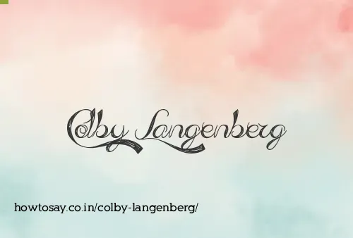 Colby Langenberg