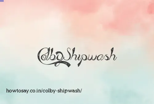 Colby Shipwash