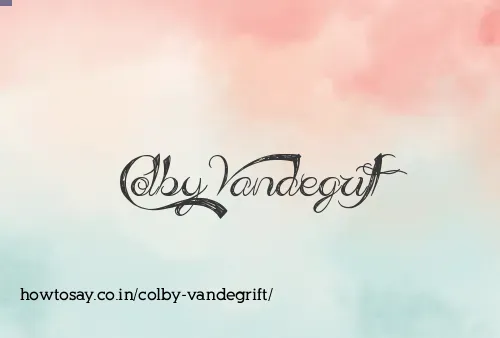 Colby Vandegrift