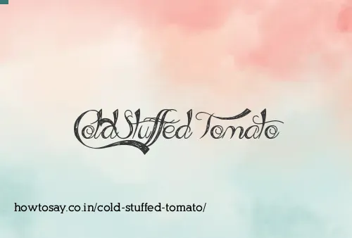 Cold Stuffed Tomato