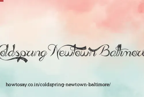 Coldspring Newtown Baltimore