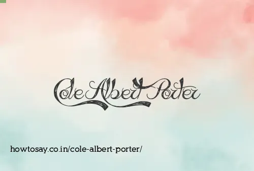 Cole Albert Porter