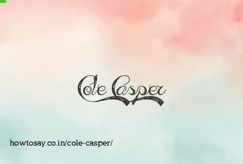 Cole Casper