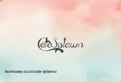 Cole Splawn