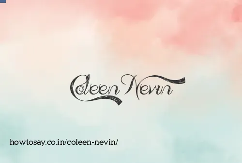 Coleen Nevin