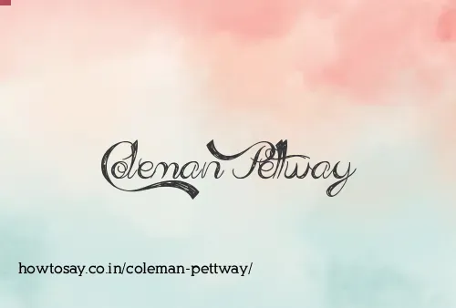 Coleman Pettway