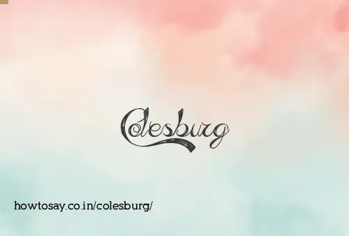Colesburg