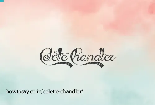 Colette Chandler