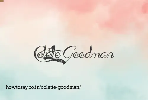 Colette Goodman