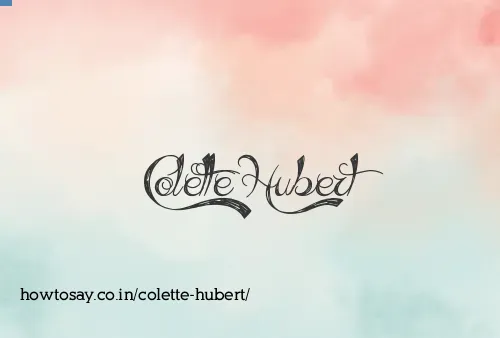 Colette Hubert