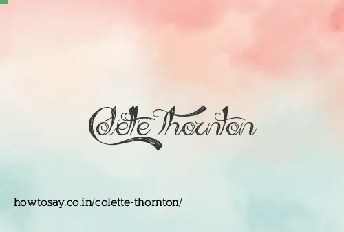 Colette Thornton