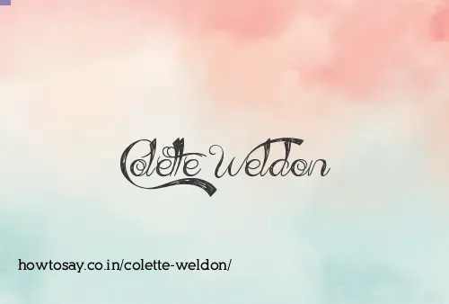 Colette Weldon