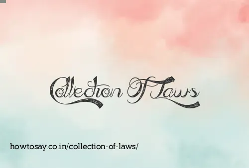 Collection Of Laws